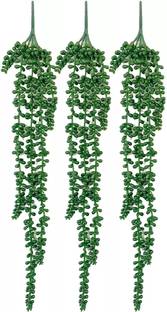 TIED RIBBONS Faux Artificial Green Succulents Hanging Plants For Living Room Decoration Artificial Plant