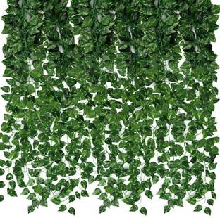 Yumun Artificial Money Plant Creeper |Wall Hanging |Home|Garden|Decoration(pack Of 2) Bonsai Artificial Plant