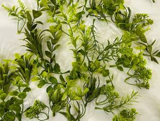 Litleo 50 count Artificial Leafs for Art, Project, Decoration Artificial Plant