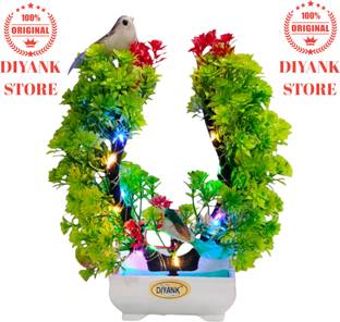 DIYANK Elegant Artificial Bonsai Trees for Home, Office,and Modern Decor Spaces Bonsai Wild Artificial Plant  with Pot