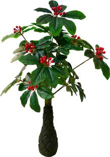 ShriHaus Artificial Small Cherry Tree, Artificial Cherry Plant for Decoration Artificial Plant