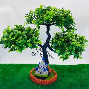 GoldFish Solutions Bonsai Wild Artificial Plant  with Pot