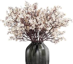 Dekorly Artificial Flower For Office Decor Wedding Anniversary Bonsai Wild Artificial Plant