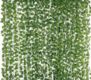 CGC Artificial Money Plant Leaf Bail Hanging Money plant (pack of 12) Artificial Plant