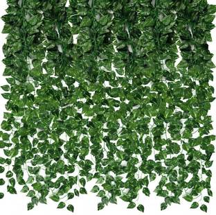 Yumun Artificial Money Plant Creeper |Wall Hanging |Home|Garden|Decoration(pack Of 2) Bonsai Artificial Plant