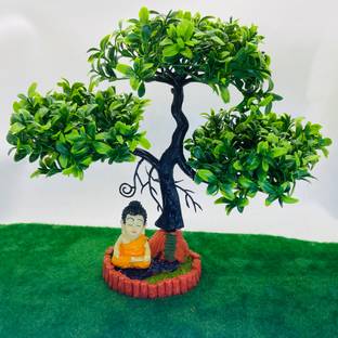 Rakakart Bonsai Wild Artificial Plant  with Pot