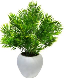 fancymart Artificial Prong Banana Leaf in pot Wild Artificial Plant  with Pot