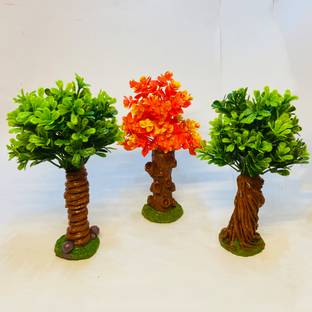 GoldFish Solutions Bonsai Wild Artificial Plant  with Pot
