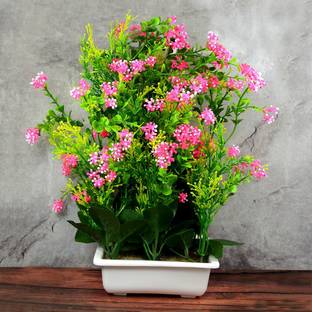 REIKI CRYSTAL PRODUCTS Artificial Plants With Pot-Home/Office Decor Bonsai Artificial Plant with Pot 97 Bonsai Wild Artificial Plant  with Pot