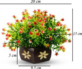 REIKI CRYSTAL PRODUCTS Artificial Plant Bonsai Tree Artificial Tree Artificial Indoor Tree Bonsai Wild Artificial Plant  with Pot
