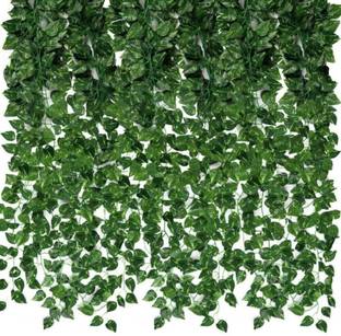 NAFCO 8ft Set of 3 Artificial Money Plant Vine,For|Home|Office|Garden|Decoration Artificial Plant