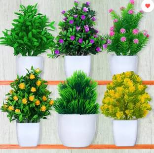 brozzo Artificial plants are lifelike! for home décor office decoration Bonsai Artificial Plant  with Pot