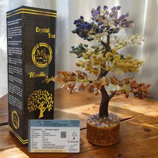 Munakka agate Seven Chakra Tree Artificial Plant