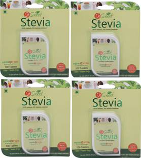 SO SWEET Stevia 100 Tablets Sugarfree Zero Calorie 100% Natural Diabetic Friendly Sweetener