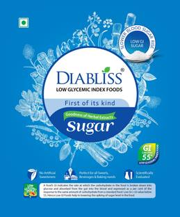 DiaBliss Sugar Standy Pouch 500g (1) Sugar