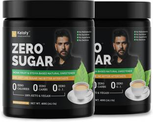 Ketofy Zero Sugar | Stevia & Monk Fruit Sweetener | Ultra Low GI | Sugar Free | Keto Sweetener