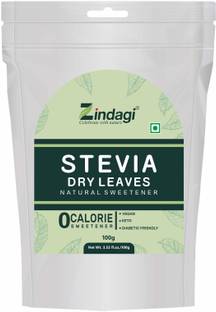 Zindagi Stevia Leaves 100 gm | Stevia Dry Leaves Extract | Keto Friendly| Sweetener