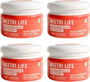 Meethi LIfe LOW CALORIE - Sugar Substitute / Replacement ( Pack Of 4) Sweetener