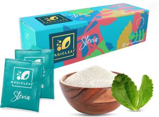 Magic Leaf Stevia Natural Powder Sachets - 100 units | Zero Calories |100% Natural| Sweetener