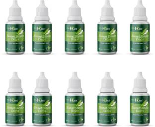 HEALTHOXIDE Stevia Drops | 20 ml | Natural Sugar Free Sweetner | 400 Servings Sweetener