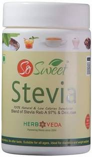 SO SWEET Stevia Powder 100% Natural Low Calories Sugar Free Sweetener 150gm Sweetener