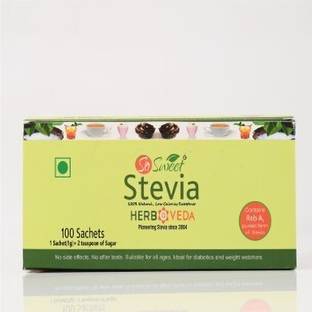SO SWEET Stevia Sachet Sugar Free Natural low Calorie Sweetener