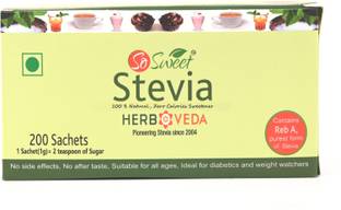 SO SWEET Stevia Sachet Sugar Free 100% Natural Zero Calorie Sweetener
