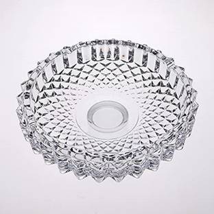 Rosefinch Ashtray for Cigarette Smoking Glass Bowl Smoke Collectible Tray Pack of 1 Clear Glass Ashtray
