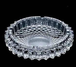OFM Cigar Cigarette Ultra Luxury Ashtray Heavy Quality Clear Glass Ashtray