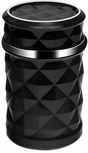 posxo Diamond shape Black Plastic Ashtray