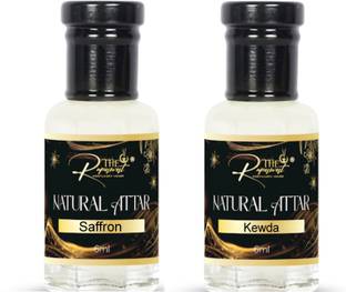 The Rupawat perfumery house Combo Of Saffron & Kewda Floral Attar