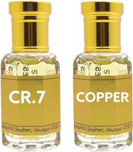 Ali perfumes Copper and CR 7 Best Combo Sweet Fresh fruity Long Lasting Non Alcoholic Attar Floral Attar
