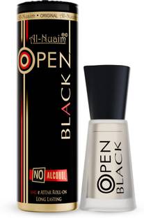 Al-Nuaim Open Black Perfume for Men & Women,6ML Floral Attar