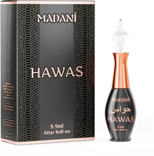Madani Hawas Attar | Arabic & French Blend | Non-Alcoholic Roll-on 9.9 ml Herbal Attar