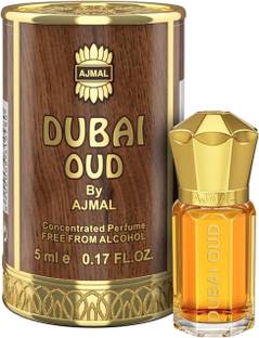 Ajmal DUBAI OUD CP|Woody Fragrance|Non-Alcoholic|Long Lasting Perfume Men&Women-5ML Floral Attar