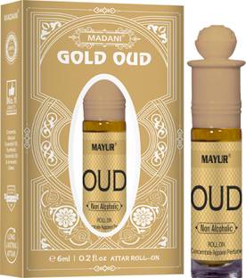 Madani Gold Oud Attar Perfume Premium , Non Alcoholic & Long Lasting Fragrance Floral Attar