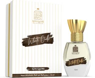 Adilqadri White Oudh Attar For Men | Strong Masculine | Non-Alcoholic Roll-On Attar - 12ML Floral Attar