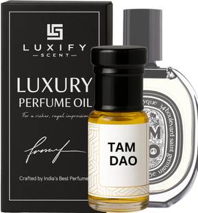 Luxify Scent Tam Dao Attar – Natural Sandalwood & Musk Roll-On – Alcohol-Free, Long-Lasting Floral Attar
