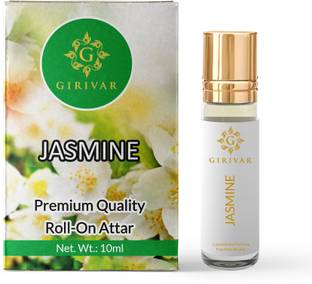 girivar Fragrances Jasmine Attar l 10 ml Roll-on Bottle l Long Lasting Herbal Attar