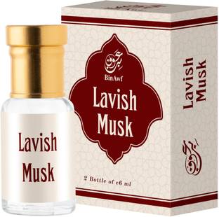 Binawf Lavish Musk Luxury Non Alcoholic Roll On Attar Perfume Musky Fragrance 12 ML Floral Attar