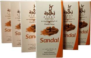 Zahra SANDAL|Premium Luxury Perfume |For Men and Women |Pack 6×6ml Floral Attar
