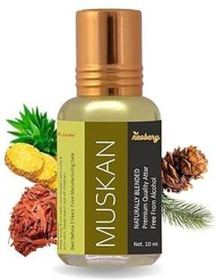 neobery Muskan Long Lasting ittar For Men & Women | Sweet Fresh Note & 100% Alcohol Free Floral Attar