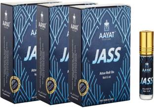 AAYAT Jass Attar|Alcohol-Free, Long-Lasting, Natural unisex attar (pack of 03) Floral Attar