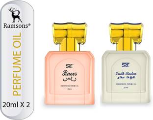 RAMSONS SRF Raees & Oudh Badar Concentrated Perfume Oil Combo Floral Attar
