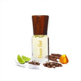 Hasan oud White Oud Alcohol Free Attar For Men & Women Herbal Attar
