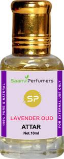 Saanvi perfumers Lavender Oud Attar For Unisex, Pure & Natural Perfume Oil Floral Attar