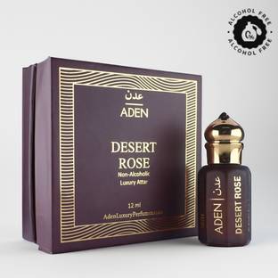 ADEN Desert Rose Luxury Attar Perfume | Rich and Exotic Unisex Perfume | 12ml Floral Attar