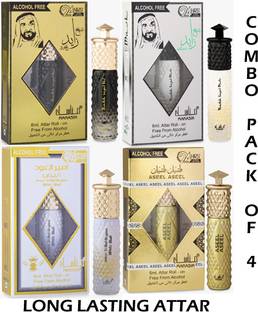 Manasik Shaikh Zayed Musk, Sheikh Zayed Oud, Original Whited Oud & Aseel Aseel AQD Floral Attar