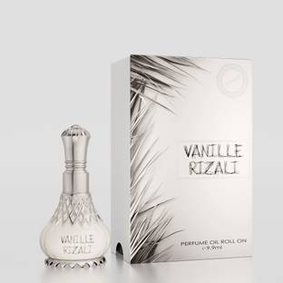 Al-Nuaim Vaniller Rizali Attar Roll On For Men & Women - 9.9ml | Alcohol-Free Floral Attar
