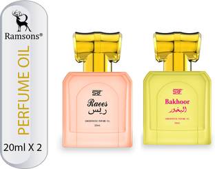 RAMSONS SRF Raees & Bakhoor Concentrated Perfume Oil Combo Floral Attar